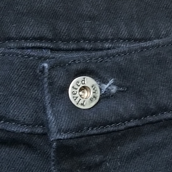VINTAGE Riveted by Lee Women's Black‎ Bootcut Jeans Sz. 10M - Picture 5 of 10